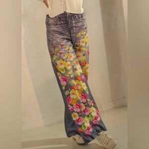 NWT Oddi Women’s Botanic Filly Field Floral Patterned Jeans